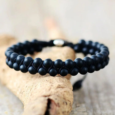 Black Agate Grounding Bracelet-Your Soul Place